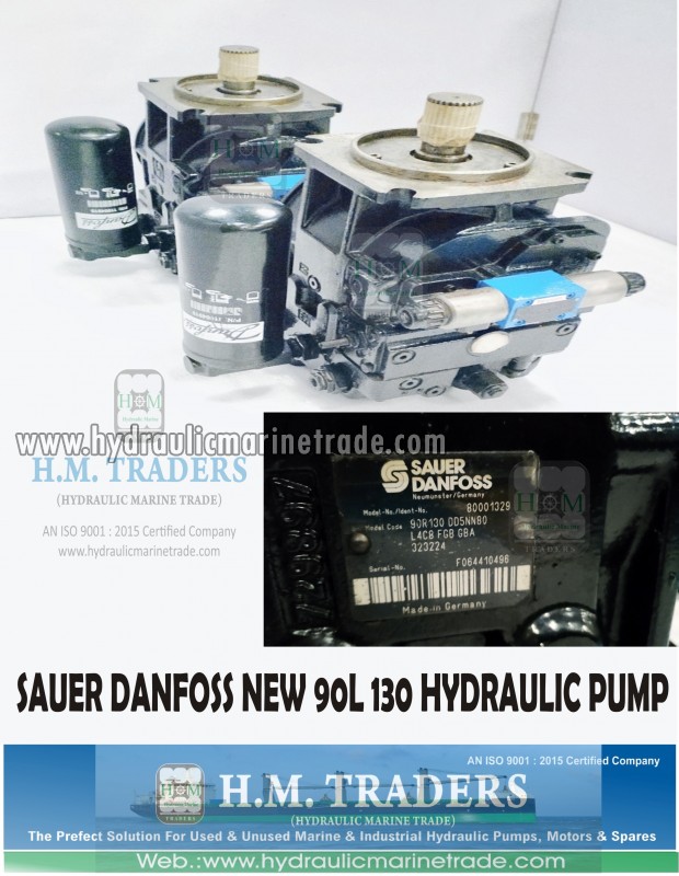 Used NEW SAUER DANFOSS PUMP 90R 130 Hydraulic